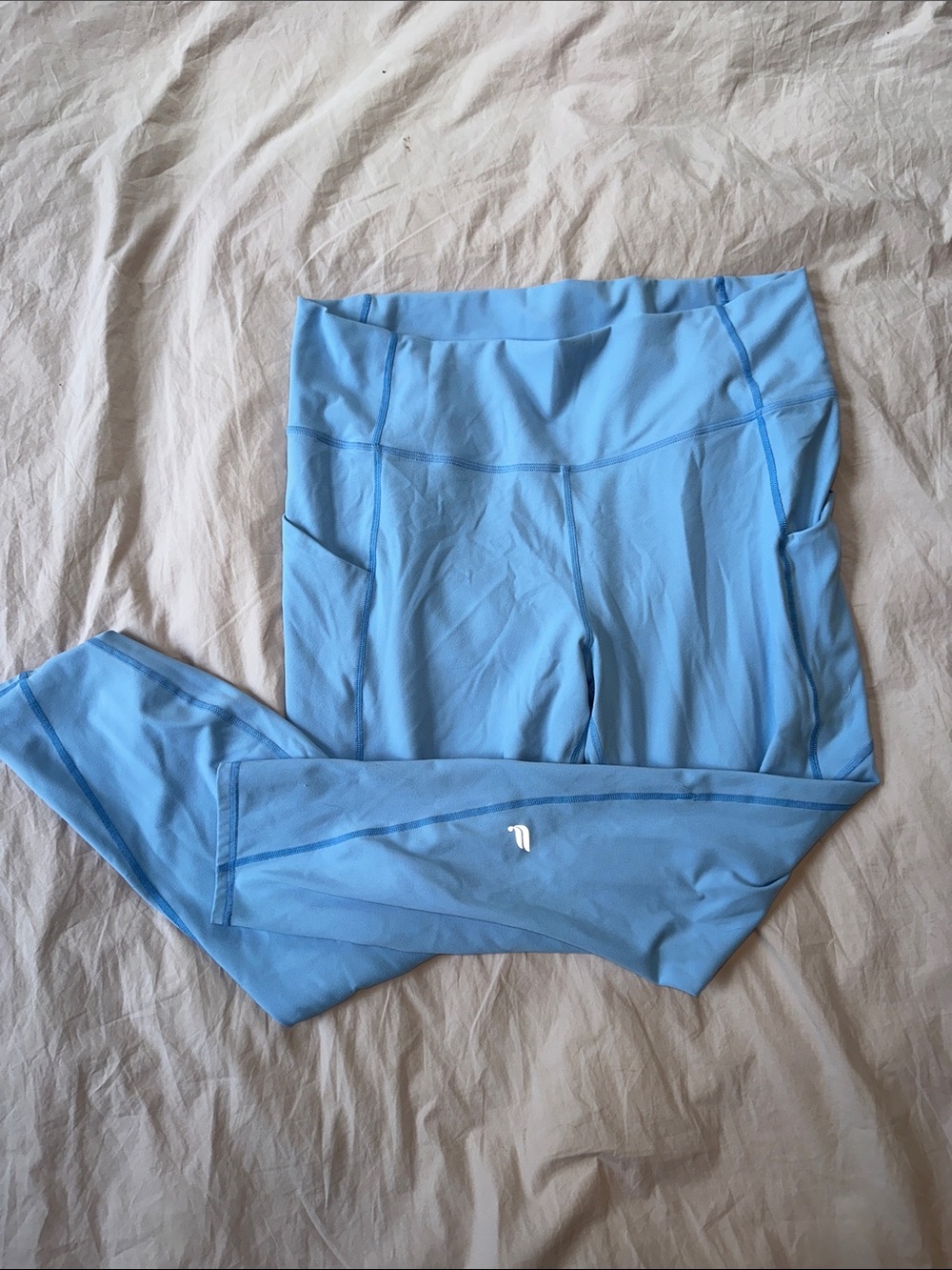 Light Blue Fabletics pure lux Leggings